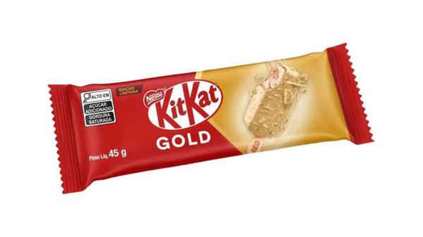 PICOLE NESTLE KIT KATR GOLD 45G