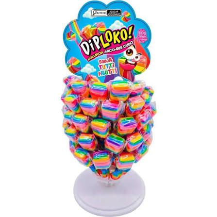 PIR DIPLOKO LOLLIPOPS ARCOIRIS 15G