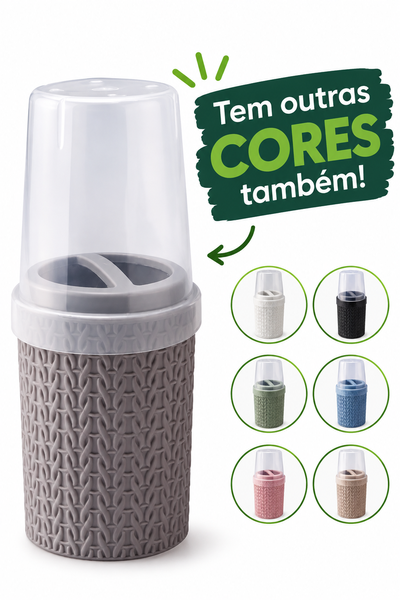 PORTA ESCOVA PLASUTIL TRAMA 770ML