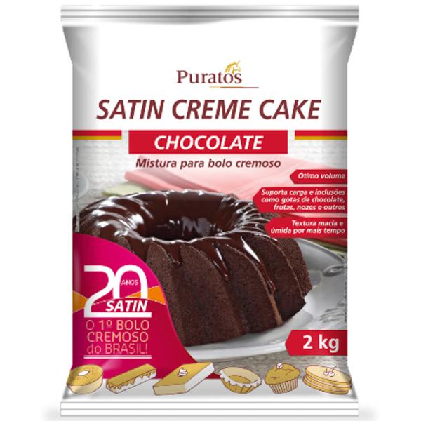 PURATOS SATIN CREME CAKE CHOCOLATE 2KG