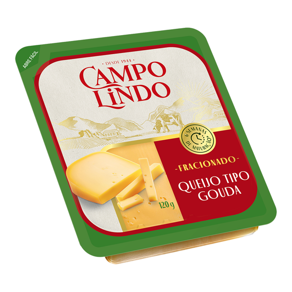 QUEIJO TIPO GOUDA CAMPO LINDO 120G