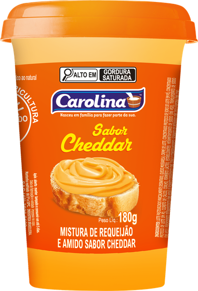 REQUEIJAO CHEDDAR CAROLINA 180G