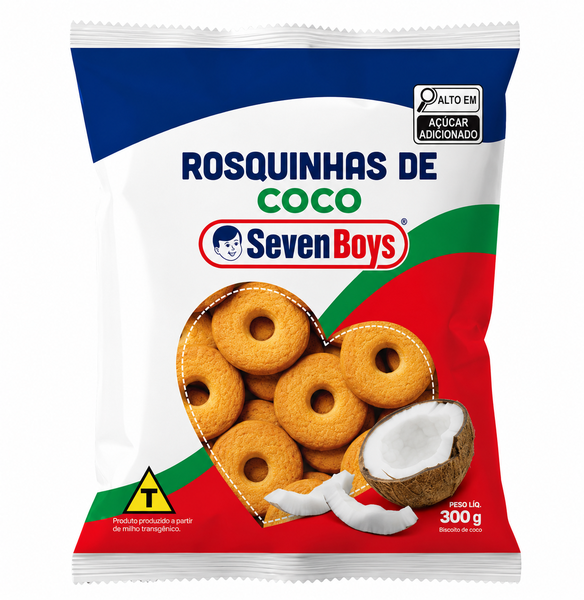 ROSQUINHA SEVEN BOYS COCO 300G