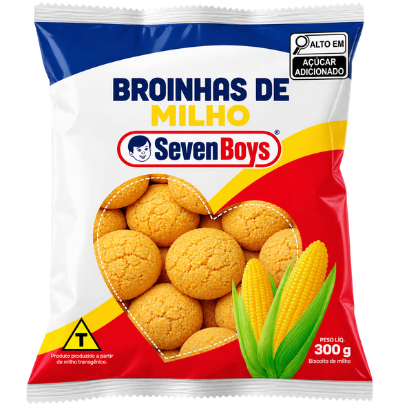 ROSQUINHA SEVEN BOYS MILHO 300G