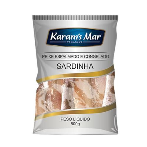 SARDINHA KARAMS ESPALMADA CONG 800GR