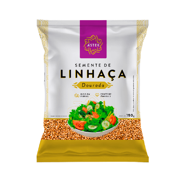SEMENTE LINHACA DOURADA  ASTER 150G