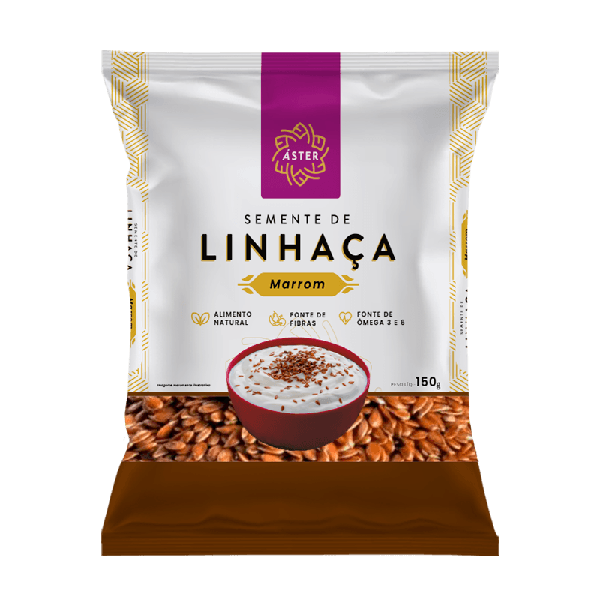 SEMENTE LINHACA MARROM ASTER 150G