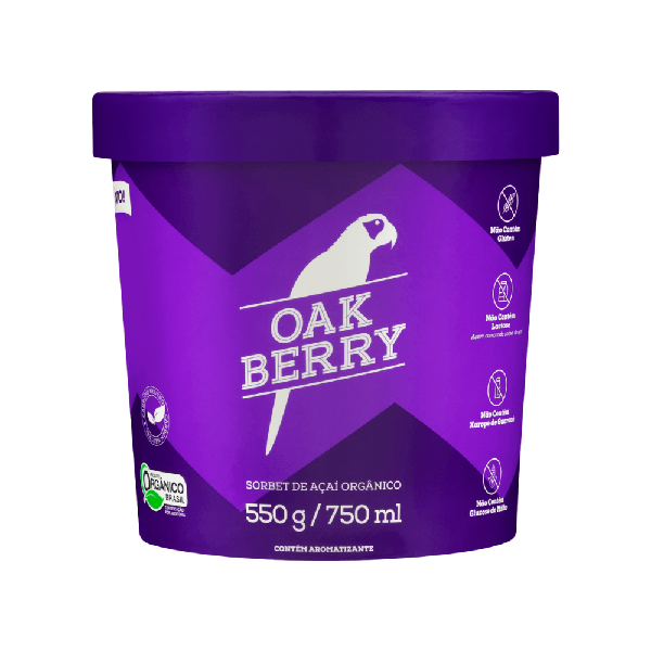 SORBET DE ACAI OAKBERRY BRASIL 750ML