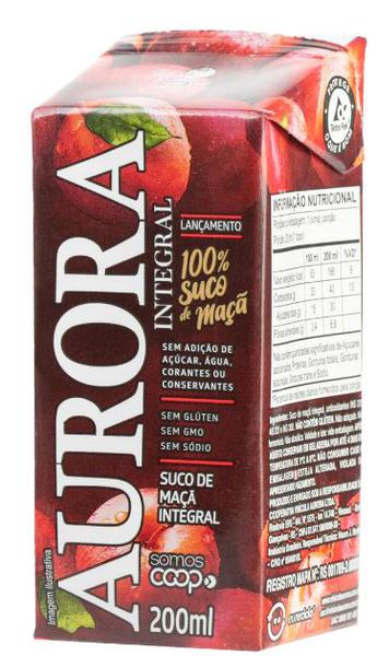 SUCO AURORA MACA TP 200ML