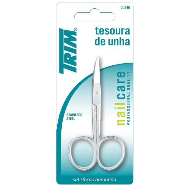 TESOURA PONTA CURVA TRIM UN
