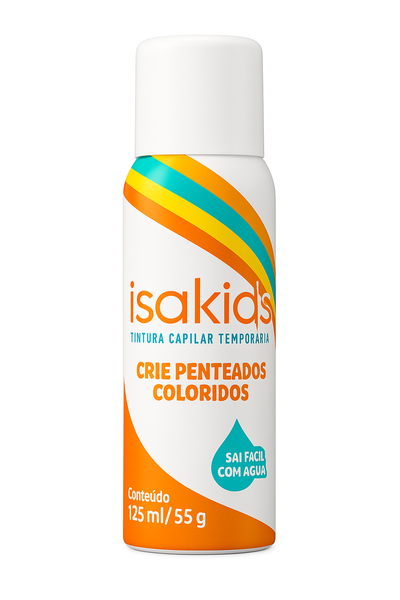 TINT SPRAY P/CABELO  ISAKIDS BCO 125ML