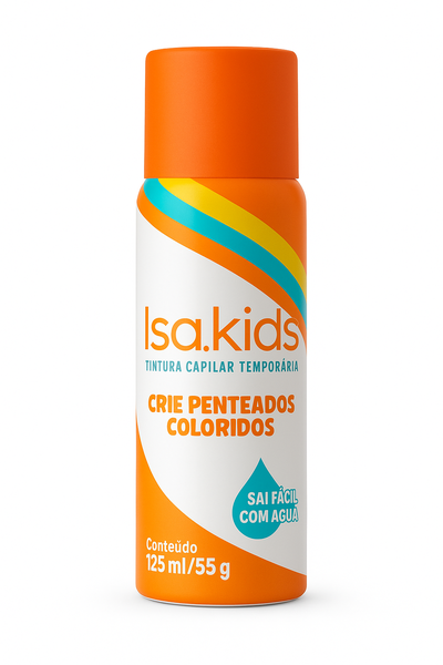 TINT SPRAY P/CABELO  ISAKIDS LAR 125ML