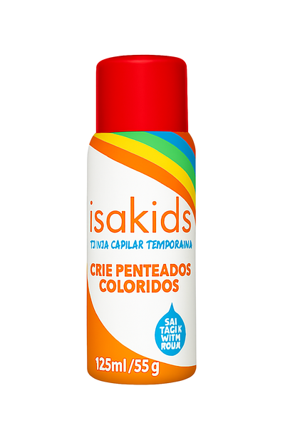 TINT SPRAY P/CABELO  ISAKIDS VERM 125ML