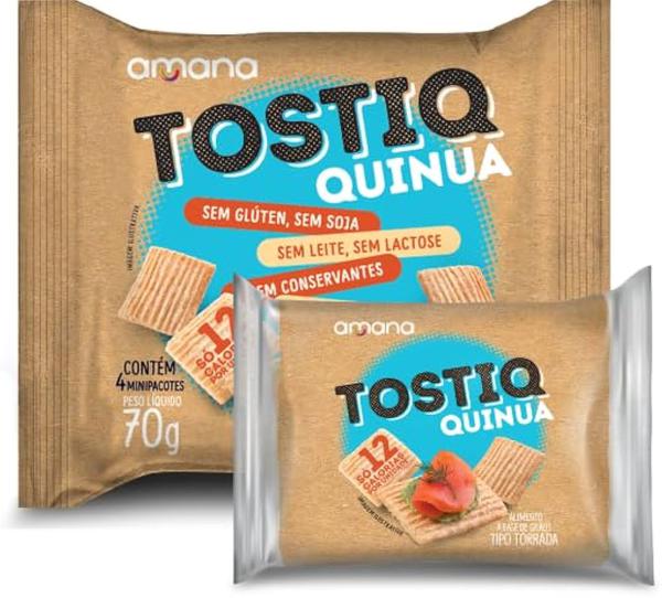 TOSTIQ AMANA QUINOA ZERO 70G