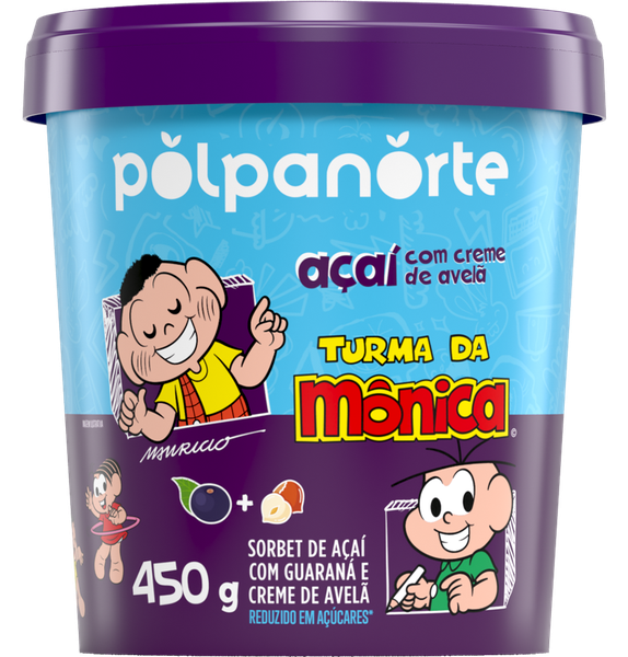 Acai Polpa Norte 450g Avela Turma Da Monica