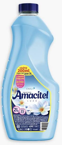 Amaciante Amacitel 2l Luxo Azul Gts 200ml