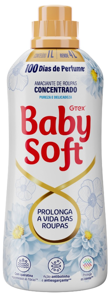 Amaciante Baby Soft 1l Pureza e delicadeza