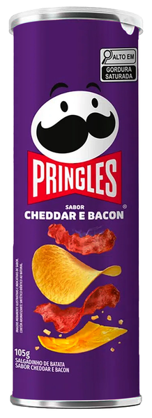 Batata Pringles 105g Cheddar Bacon