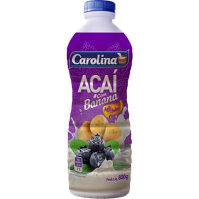 Bebida Lactea Carolina 800g Acai Banana