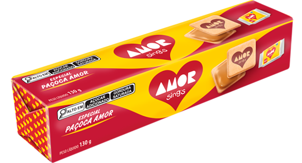 Bisc Arcor Amor Rec 130g Sings