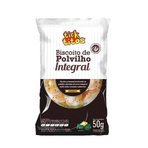 Bisc Polvilho Tick Titos 50g Integral