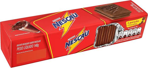 Biscoito Nestle Recheado Nescau 140g