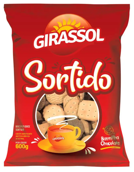 Biscoito Sortido Girassol 600g