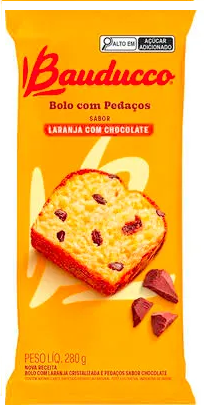 Bolo Bauducco 280g Laranja Com Chocolate