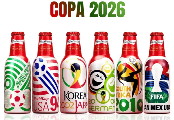 Budweiser Garrafa Aluminio 330ml Copas