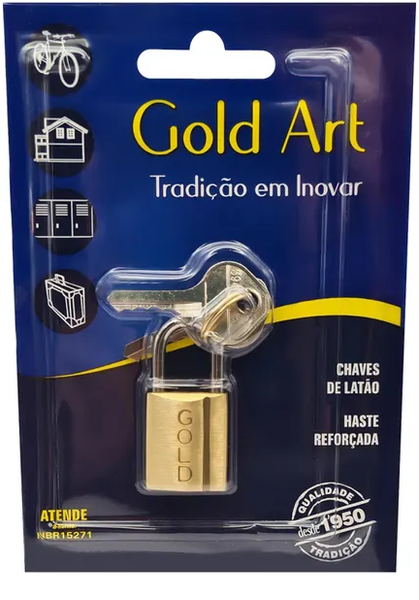 Cadeado Gold Art 20mm