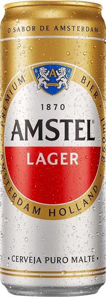 Cerveja Amstel Lager 350ml Lata Sleek