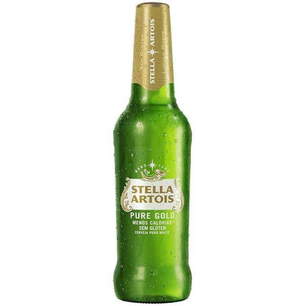 Cerveja Stella Artois Pure Gold 330ml Long Neck Sem Gluten