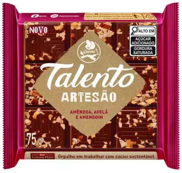 Choc Garoto Talento 75g Artesão