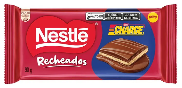 Chocolate Nestle Charge 90g  Recheado