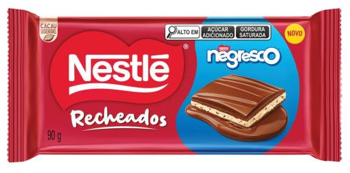 Chocolate Nestle Negresco 90g  Recheado