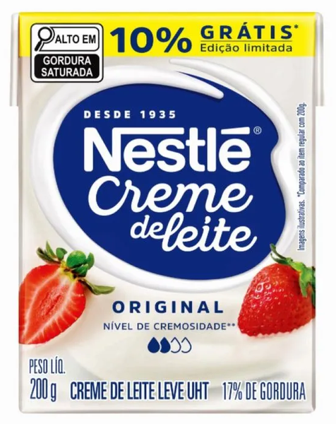 Creme De Leite Nestle 200g Gts 10%