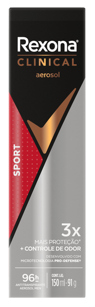 Desod Rexona Aerosol 150g Clinical