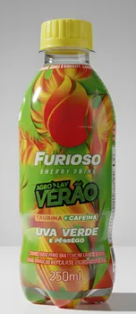 Energetico Furioso 250ml AgroPlay Uvas Verdes e Pêssego
