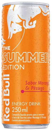 Energetico Red Bull 250ml Morango e Pessego