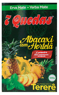 Erva Mate 7 Quedas 500g Terere Abacaxi C/ Hortelã