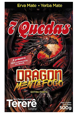 Erva Mate 7 Quedas 500g Terere Menta Fogo