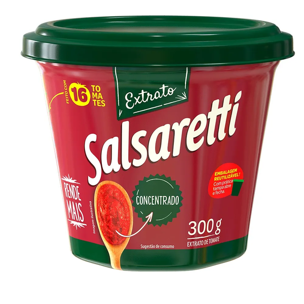 Extrato Tomate Salsaretti 300g