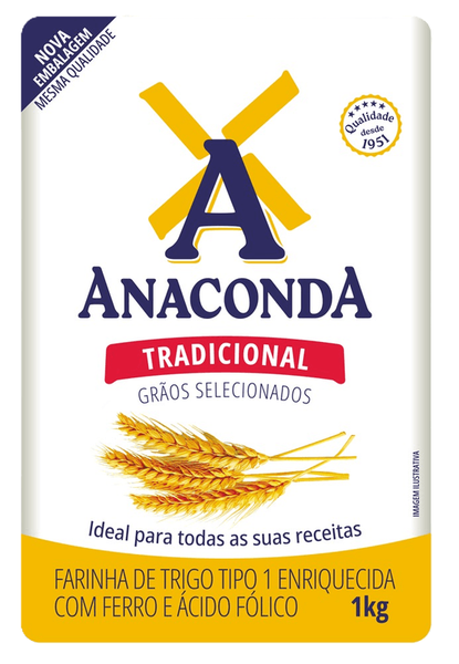 Farinha Trigo Anaconda 1kg