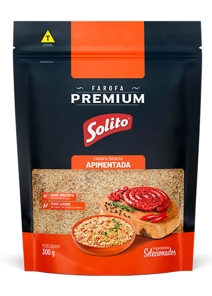 Farofa Solito Premium 300g Apimentada