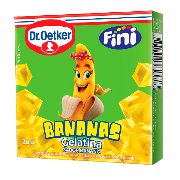 Gelatina Fini 20g Bananas