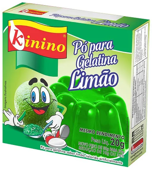 Gelatina Kinino 20g Limão