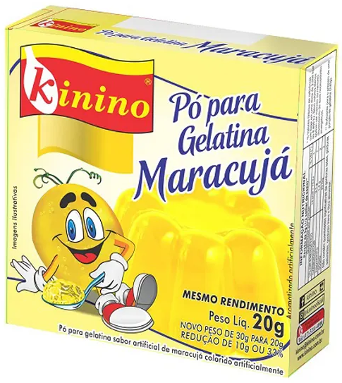 Gelatina Kinino 20g Maracuja