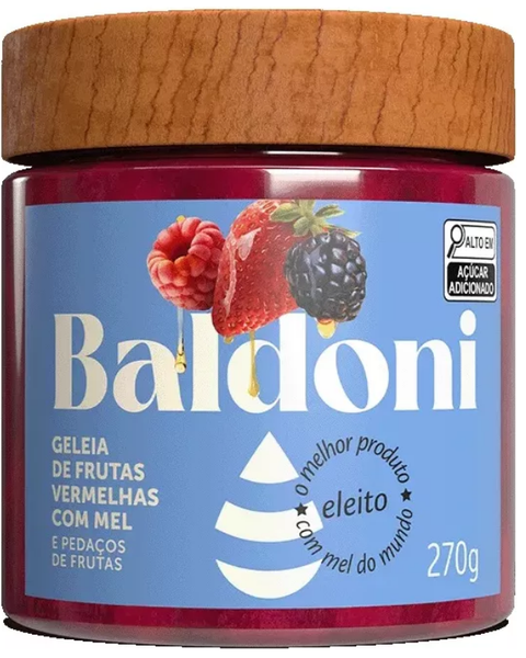 Geleia Baldoni Frutas Vermelhas 270g C/ Mel