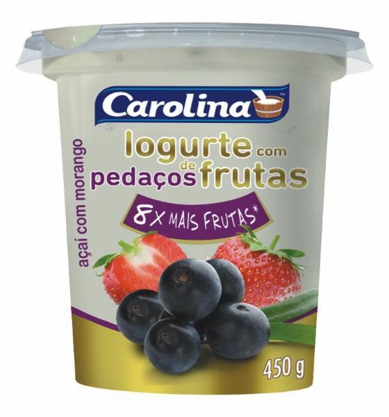 Iog Carolina Pedacos 450g