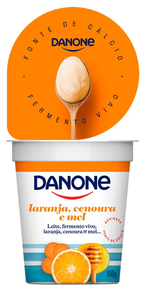 Iog Danone 160g Natural Laranja Cenoura